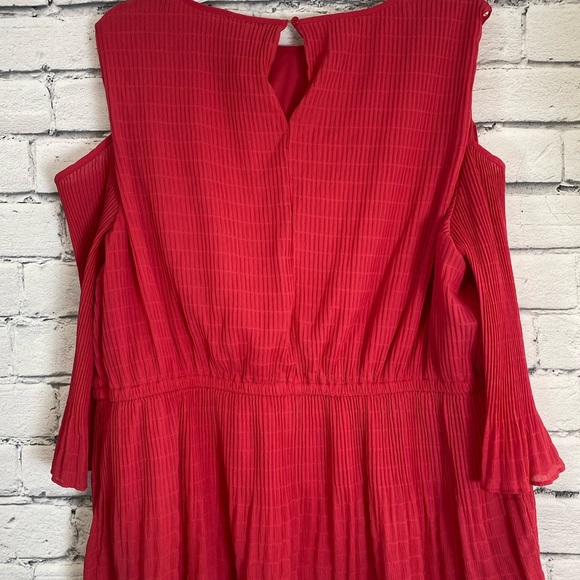 Lane Bryant Pink Cold Shoulder Boho Top size 20 - Picture 9 of 13